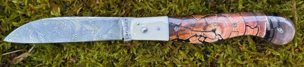Aurillac 10.5 Cm pulpe d'ivoire de mammouth Damasteel Björkman's twist – Image 5