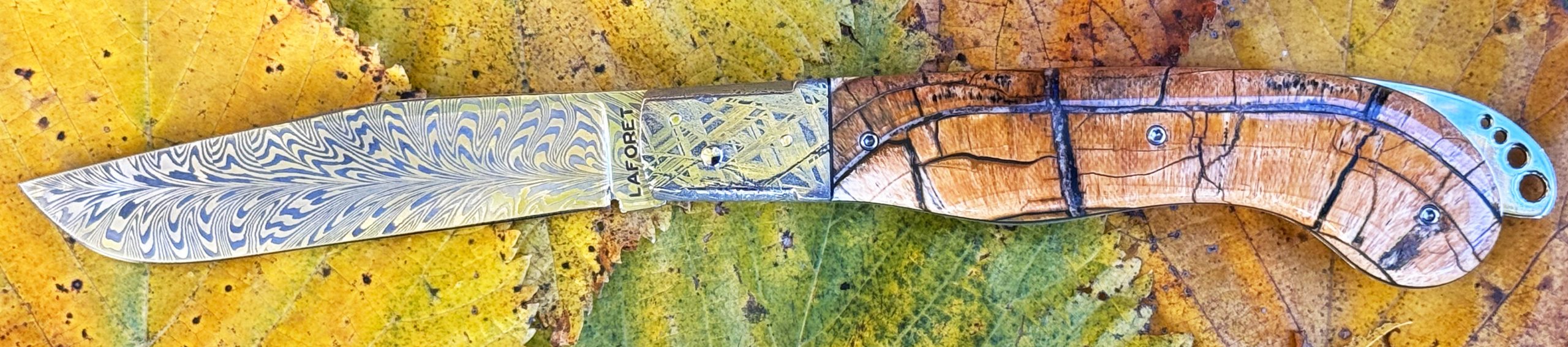 Yatagan 13 Cm pulpe ivoire de mammouth mitres Météorite Muonionalusta – Image 7