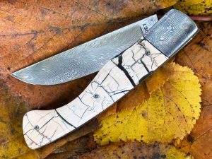 Interprétation du Thiers 13 Cm pulpe ivoire de mammouth mitres damas Gérard ALMUZARA