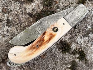 Yatagan 13 Cm Dent de phacochère Damas New Turkish
